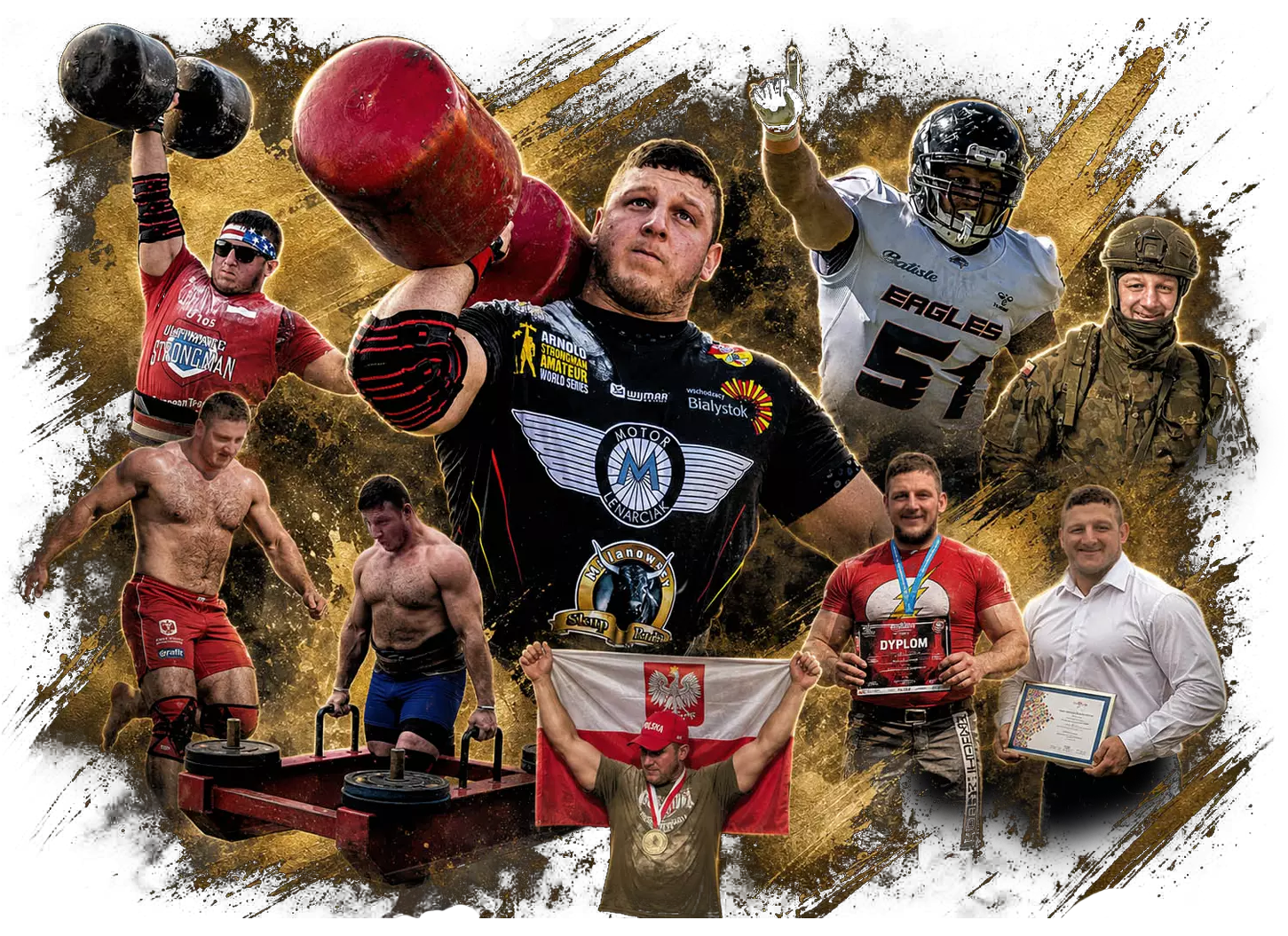 Sportowa droga Konrada Paszkiewicza — strongman, futbol amerykański, służba wojskowa i najważniejsze osiągnięcia